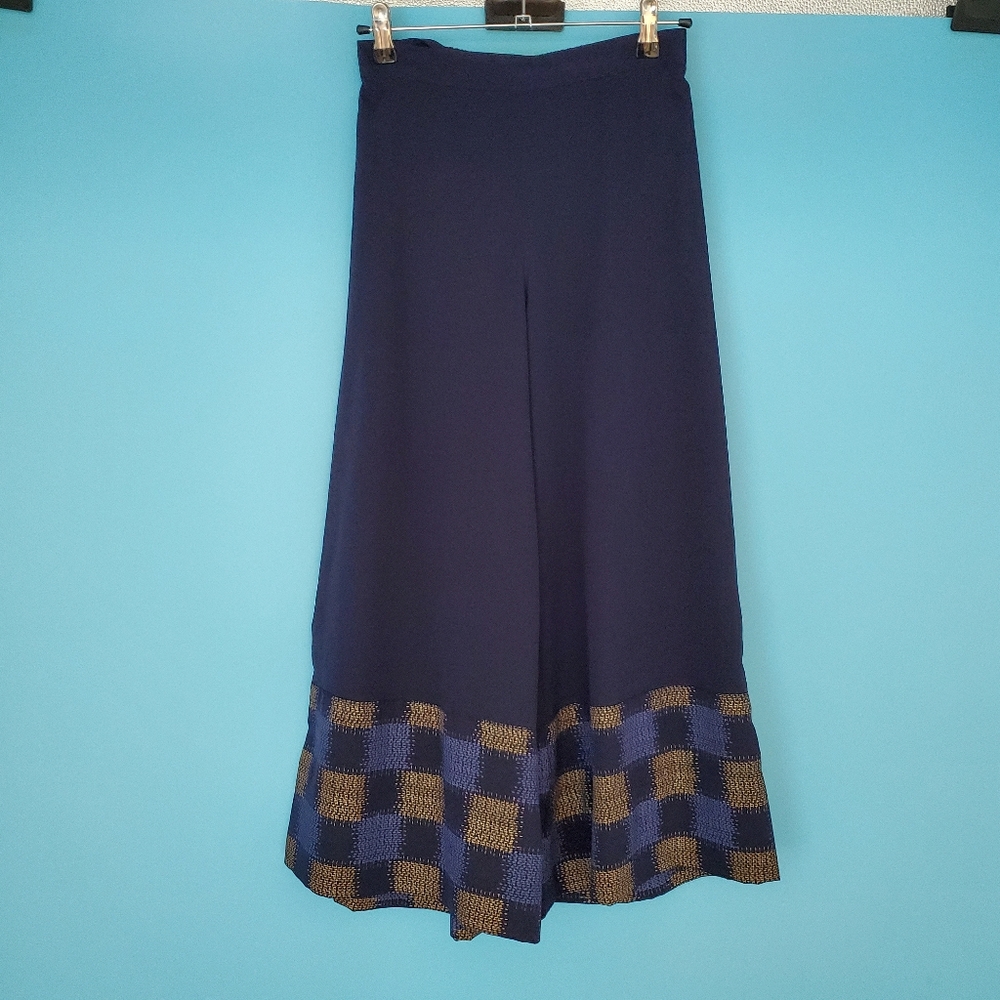 Janasya Pants Size XS Wide Leg Cropped Elastic Waist